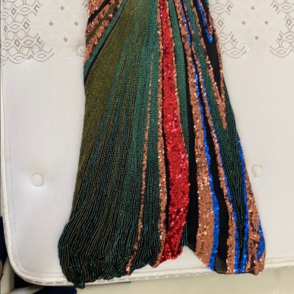 Sequin silk dress - Picture 2 of 3